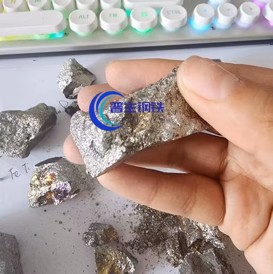 Feti Alloy Ferrotitanium 70 Металлический кусок / Порошок железа из ферротитана с заводской ценой